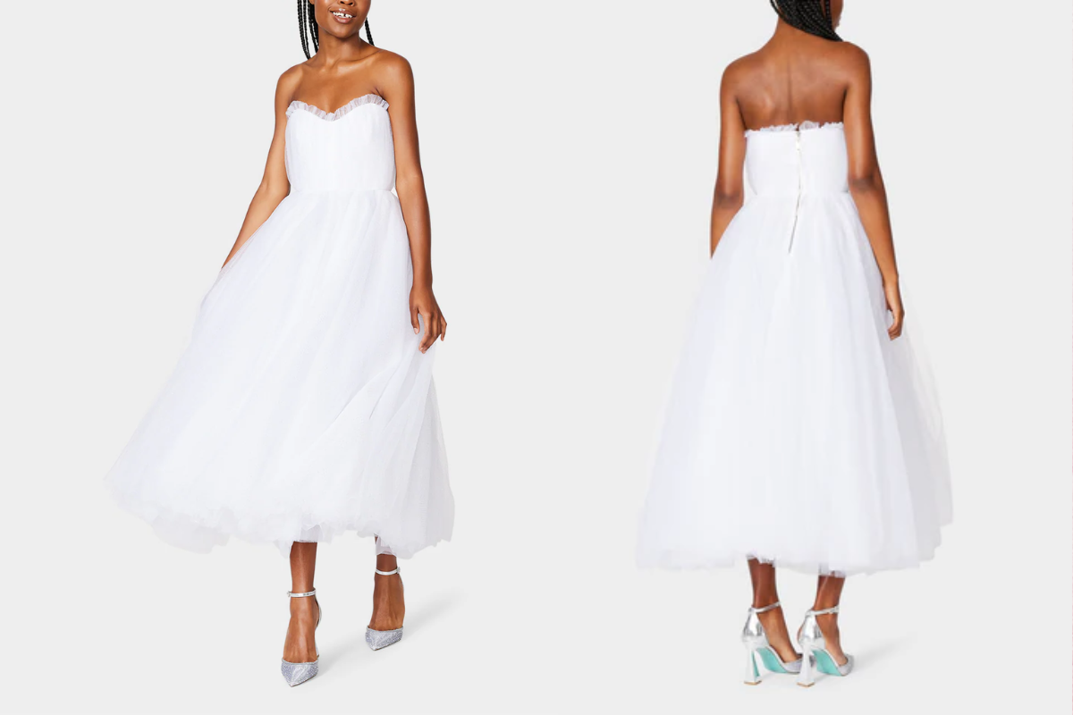 Betsey Johnson Bride Vibes Tulle Dress