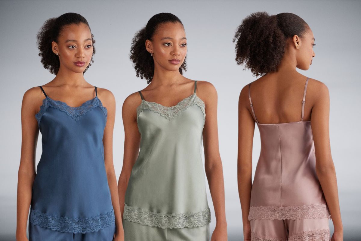 Intimissimi Lace and Silk Top: Luxurious Elegance Meets Versatile Style