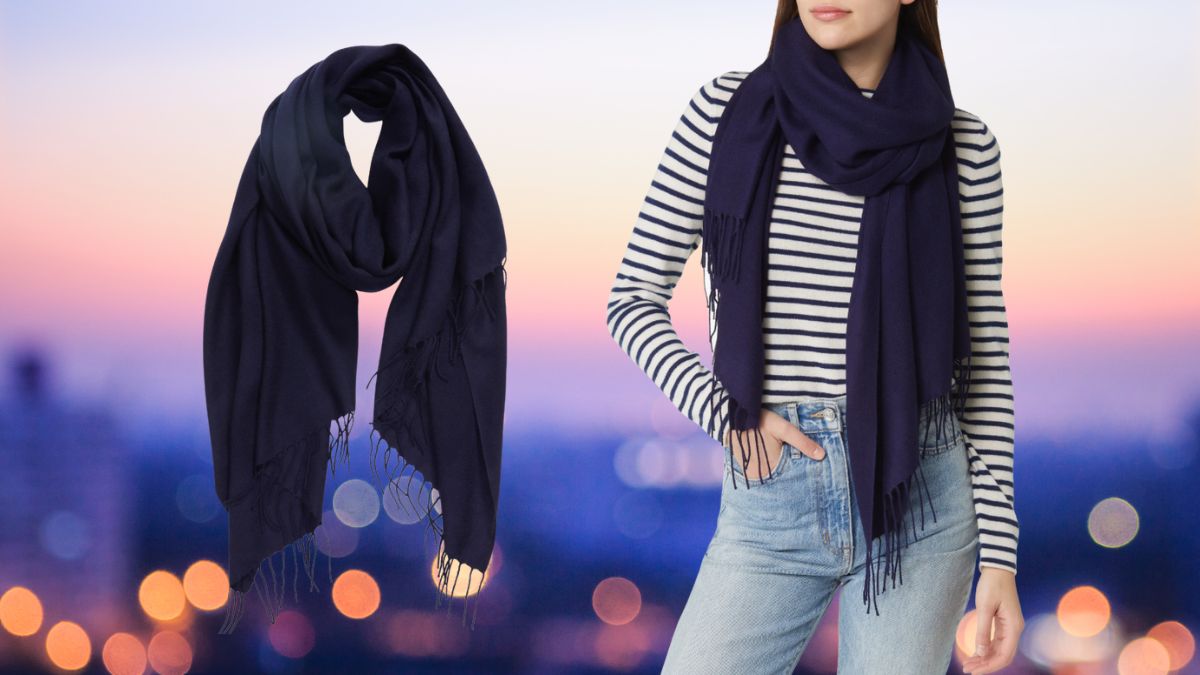 Why the Tissue Weight Wool and Cashmere Scarf Is a Must-Have Accessory