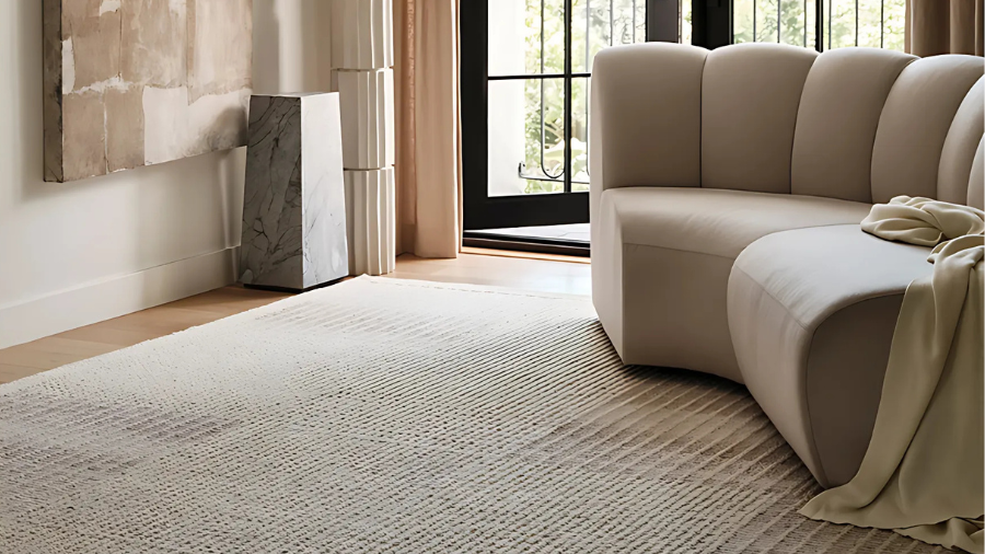 Montecito Tiled Wool Rug: A Luxurious Blend of Scandinavian Design and Artisan Craftsmanship