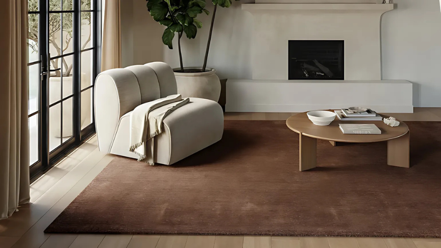 Maru Wool Rug in Brown: A Luxurious Addition to Your Home from Ashley Tisdale’s Collection