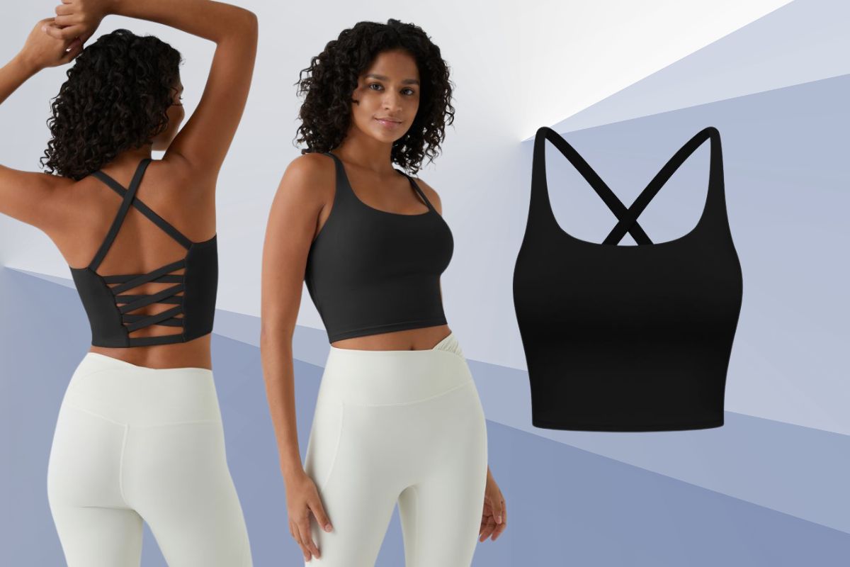 Halara Crisscross Backless Cropped Yoga Tank Top: Perfect for Style & Support