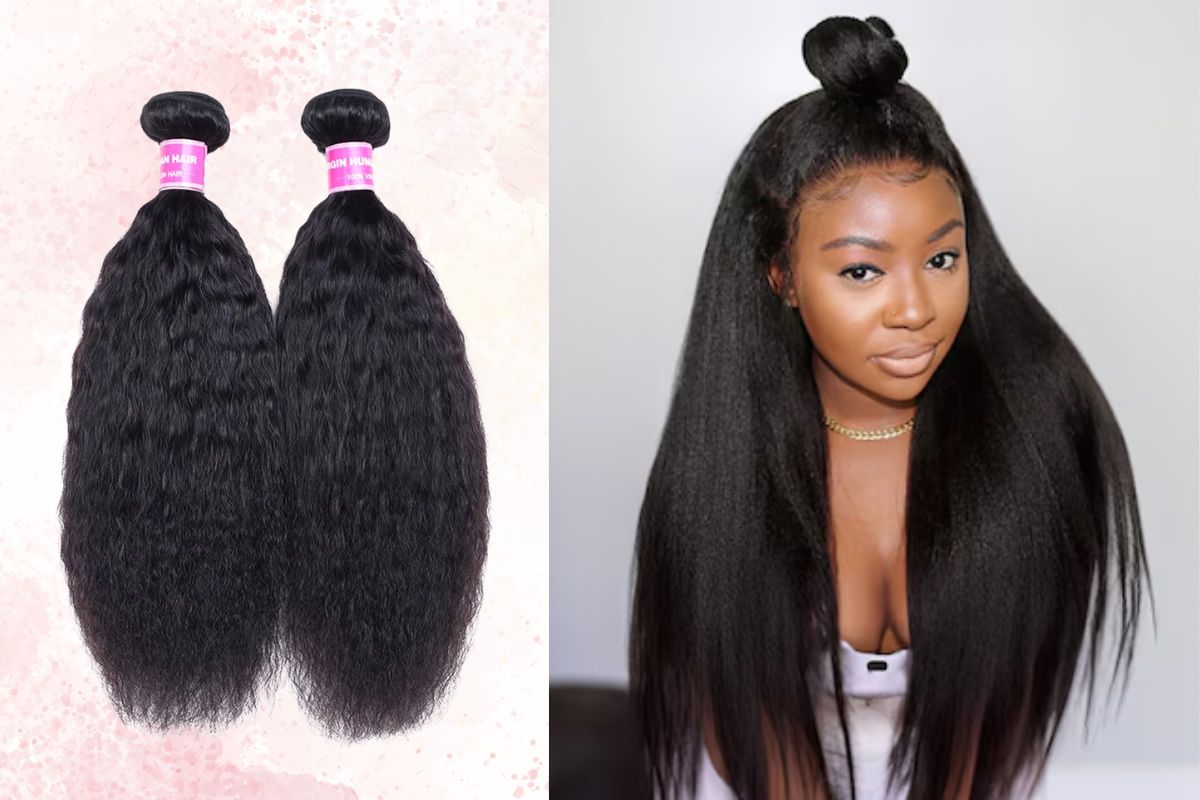 UNice Kinky Straight Perfection: Virgin Hair Extensions for Natural-Looking Volume