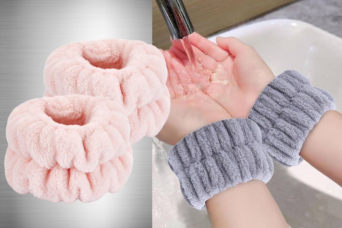 NEJA Coral Fleece Face Wash Wrist Band: Your Skincare Companion