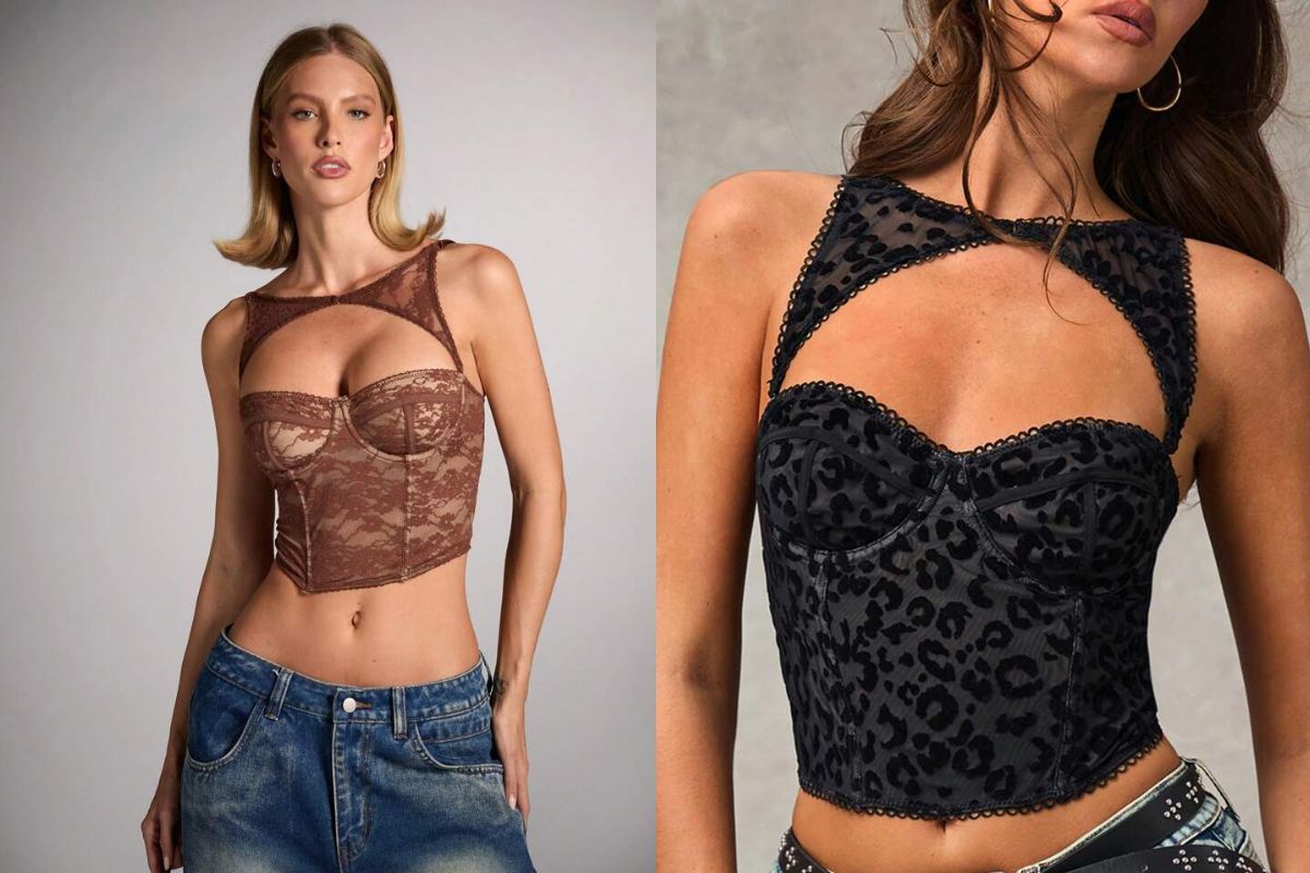 SHEIN BAE Black Removable Corset Top: Your Music Festival Fashion Essential