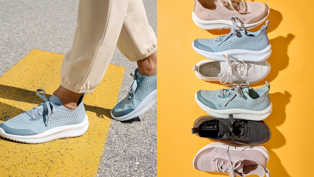How Clarks Cloudsteppers Solevana Lace-Up Sneakers Became My Favorite Daily Shoes