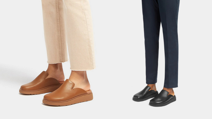 FitFlop GEN-FF Men's Leather Mules