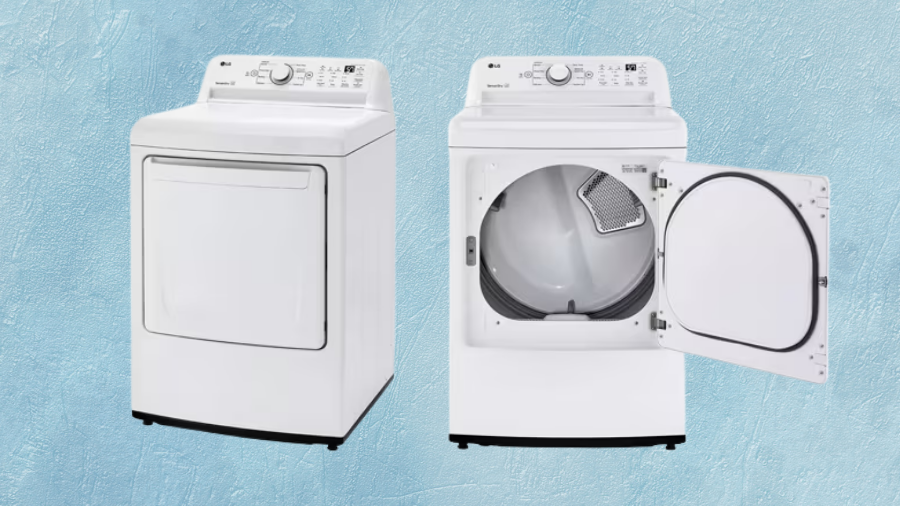 LG 7.3 cu ft Wi-Fi-Enabled Rear-Control Electric Dryer: Wayfair’s Smart Laundry Solution
