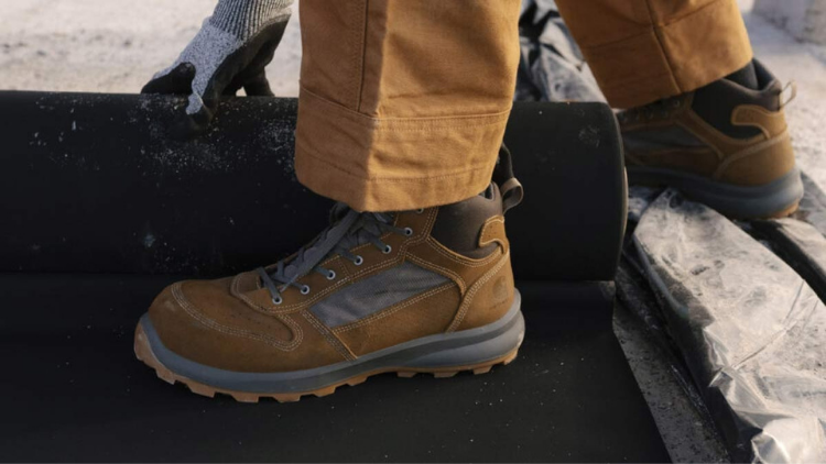 Carhartt Michigan Rugged Flex™ S1P Midcut Safety Boot: Ultimate Protection for Industrial Workers