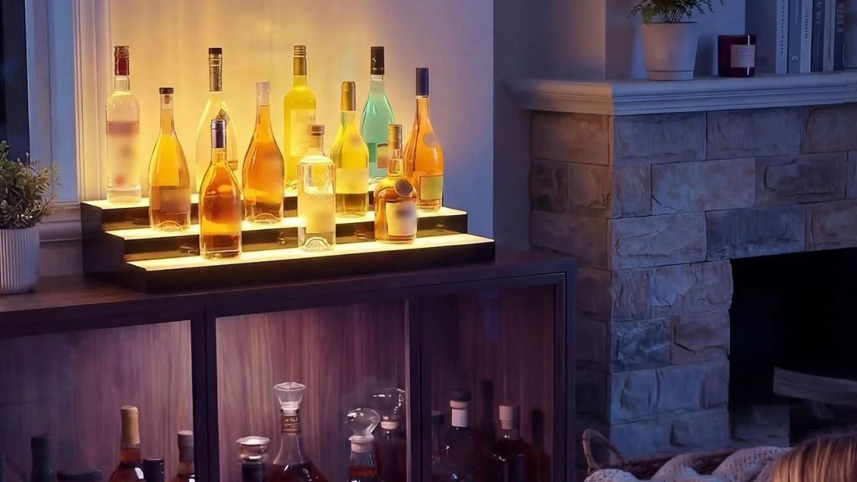 Why the VEVOR LED Lighted Liquor Bottle Display Makes a Bar Setup Feel More Organized