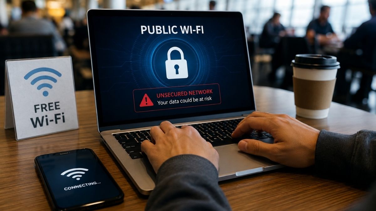 Cybersecurity risks at public Wi-Fi