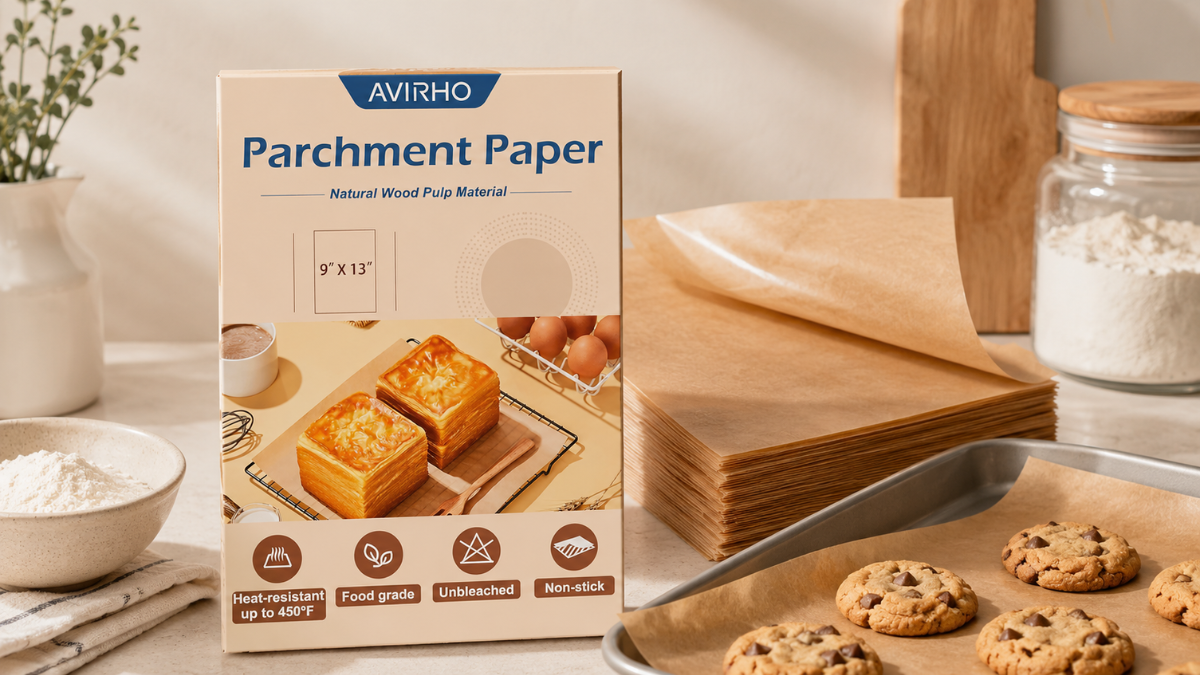 AVIRHO Parchment Paper Sheets Review: A Practical Choice for Baking and Air Frying