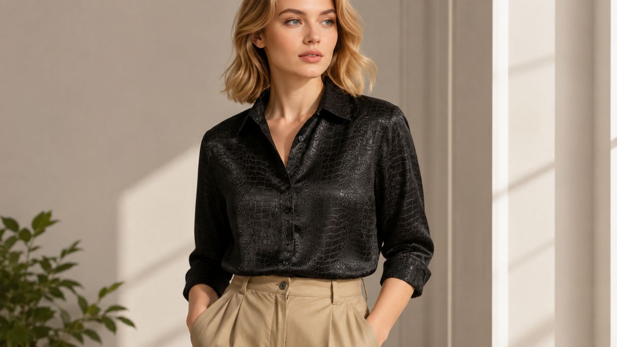 Jacguard Button Shirt